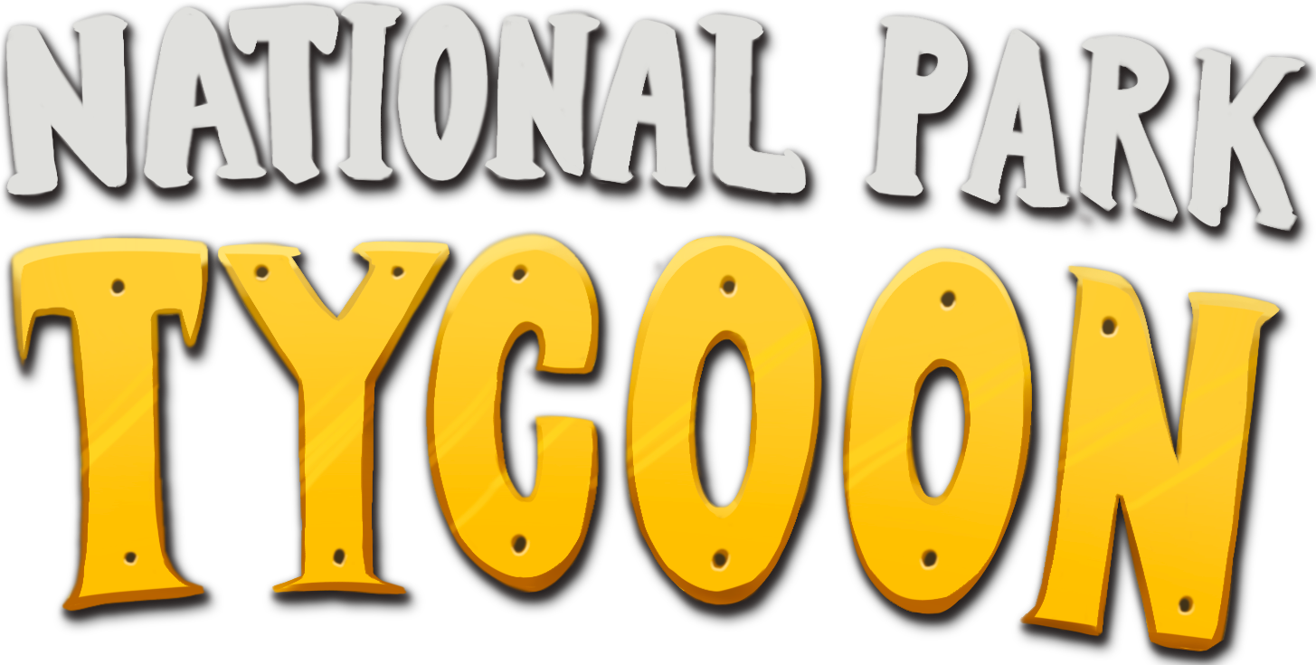 National Park Tycoon text-only logo with drop shadow