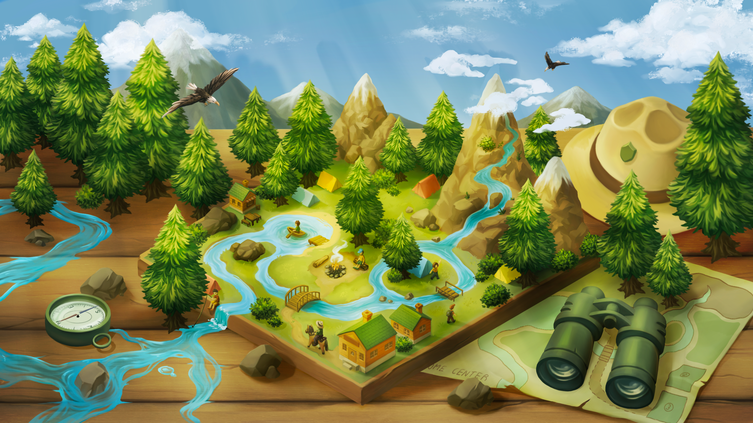 Main menu background art