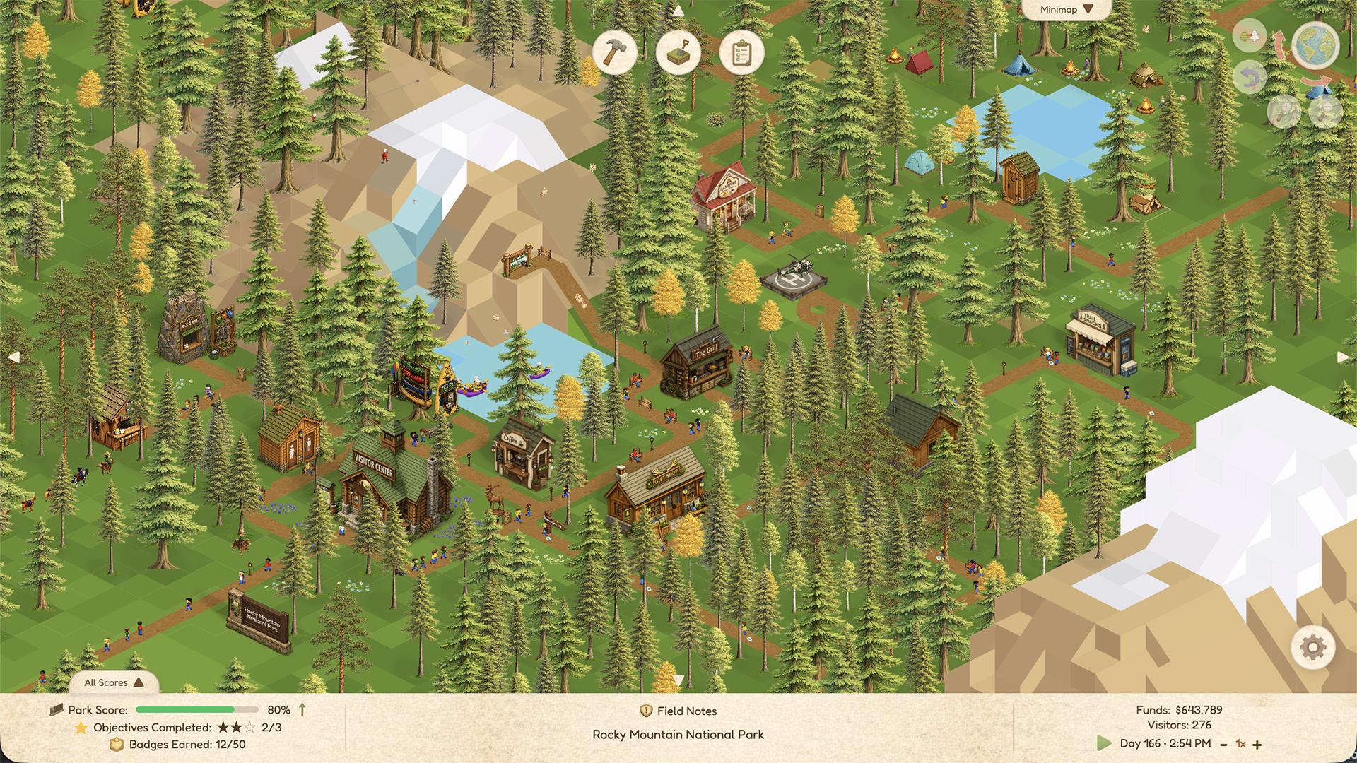 National Park Tycoon full park screenshot